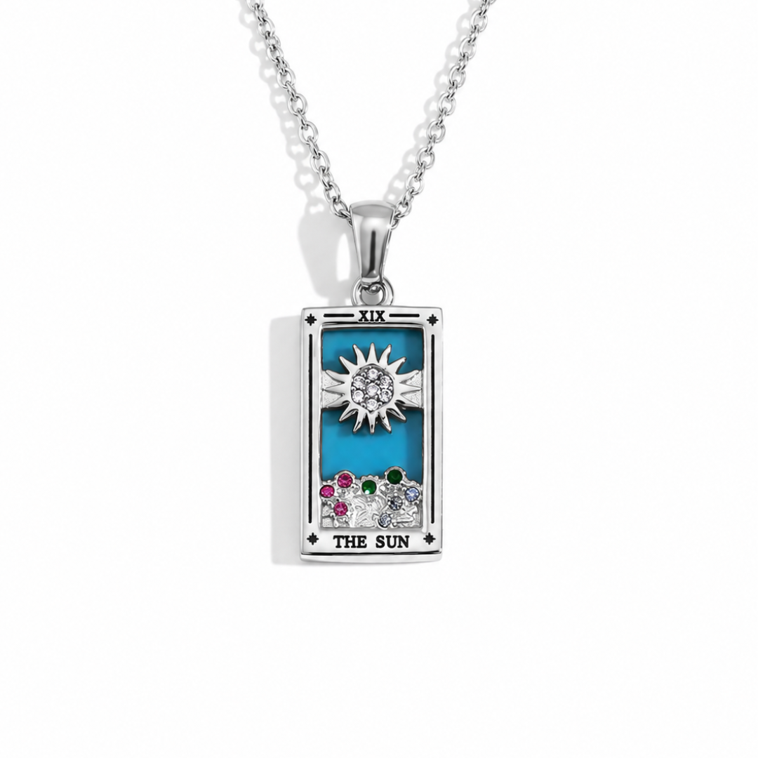 Colgante de Tarot Chapado en Oro 18K