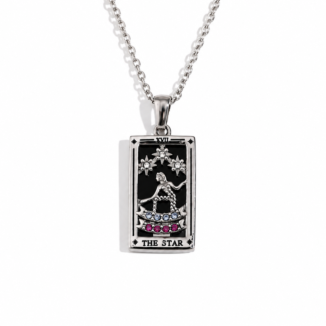 Colgante de Tarot Chapado en Oro 18K