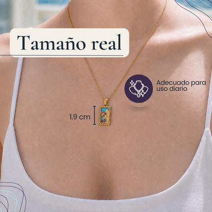 Colgante de Tarot Chapado en Oro 18K
