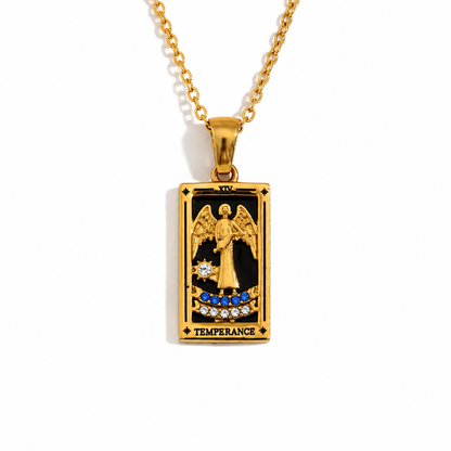 Colgante de Tarot Chapado en Oro 18K