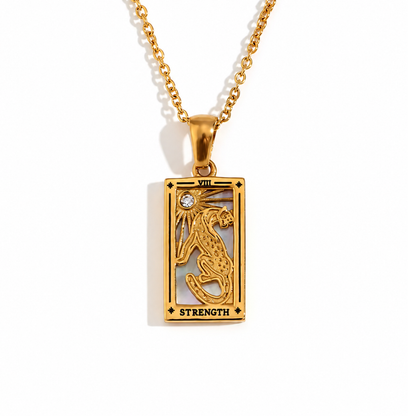 Colgante de Tarot Chapado en Oro 18K